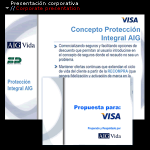 Presentación de propuesta comercial de AIG // AIG's commercial Business proposal