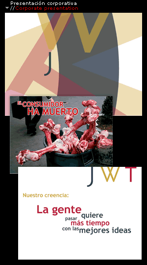 Presentación comercial de la agencia JWT//Commercial JWT's presentation