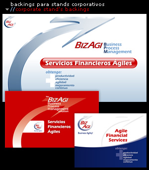 Backings para stand  | Stand's backing
