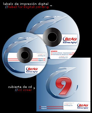 label de impresión digital // cd for digital printing