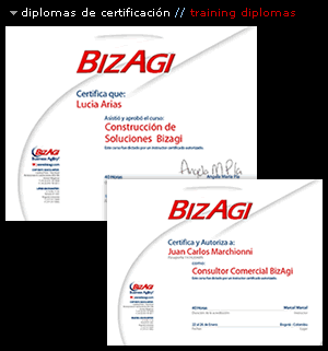 diplomas de certificación // training diplomas