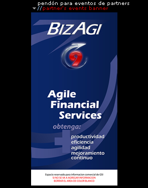 pendón para eventos de partners // partner's events banner