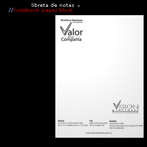 libreta de notas//notebook  paper block