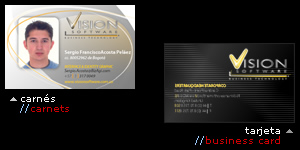 Piezas corporativas Vision Software
