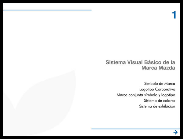 Manual digital de Identidad // Mazda's identity digital manual