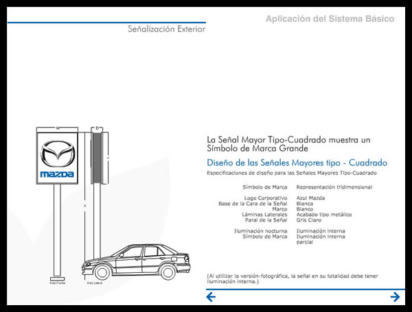 Manual digital de Identidad // Mazda's identity digital manual