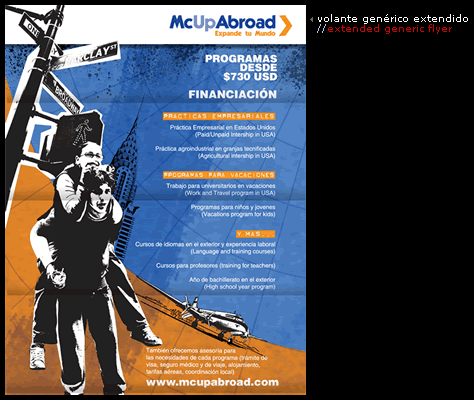 volante extendido//extended flyer