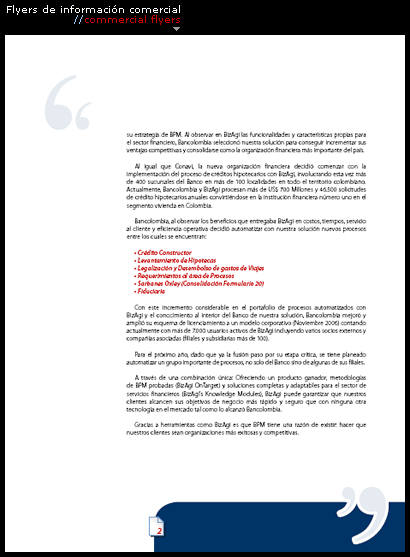 Flyer comercial | Commercial Flyer