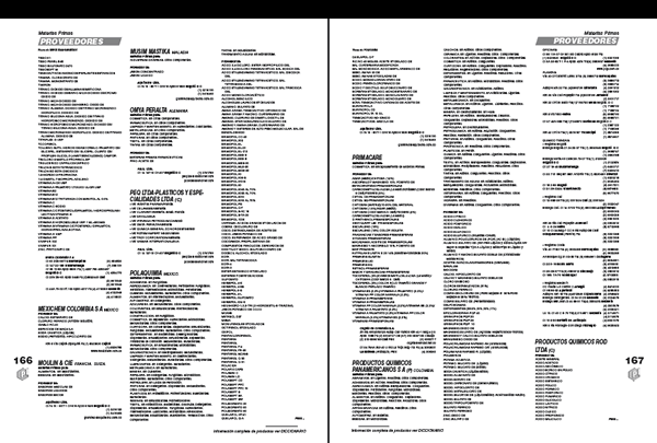 directorio de proveedores//providers directory