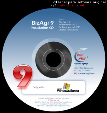 label del cd original // original cd label