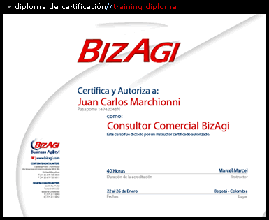 diplomas de certificación // training diplomas