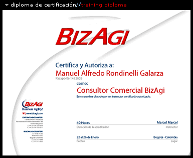 diplomas de certificación // training diplomas