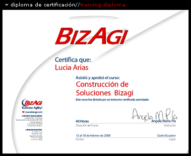 diplomas de certificación // training diplomas