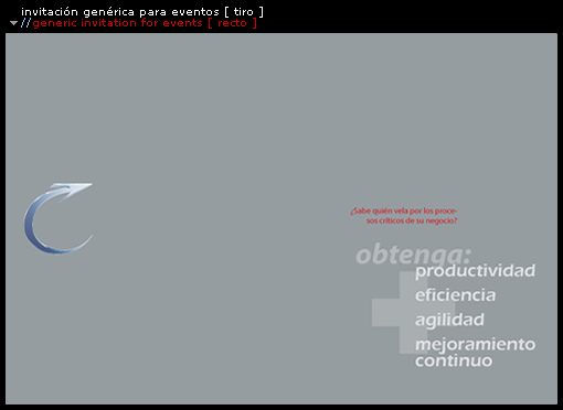 invitación generica a eventos // generic invitation for events