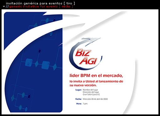 invitación generica a eventos // generic invitation for events