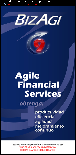 pendón para eventos de partners // partners events banner