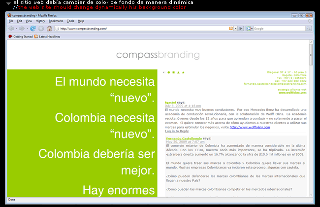 Ecoeficiencia - Web site corporativo//Ecoeficiencia's corporate web site